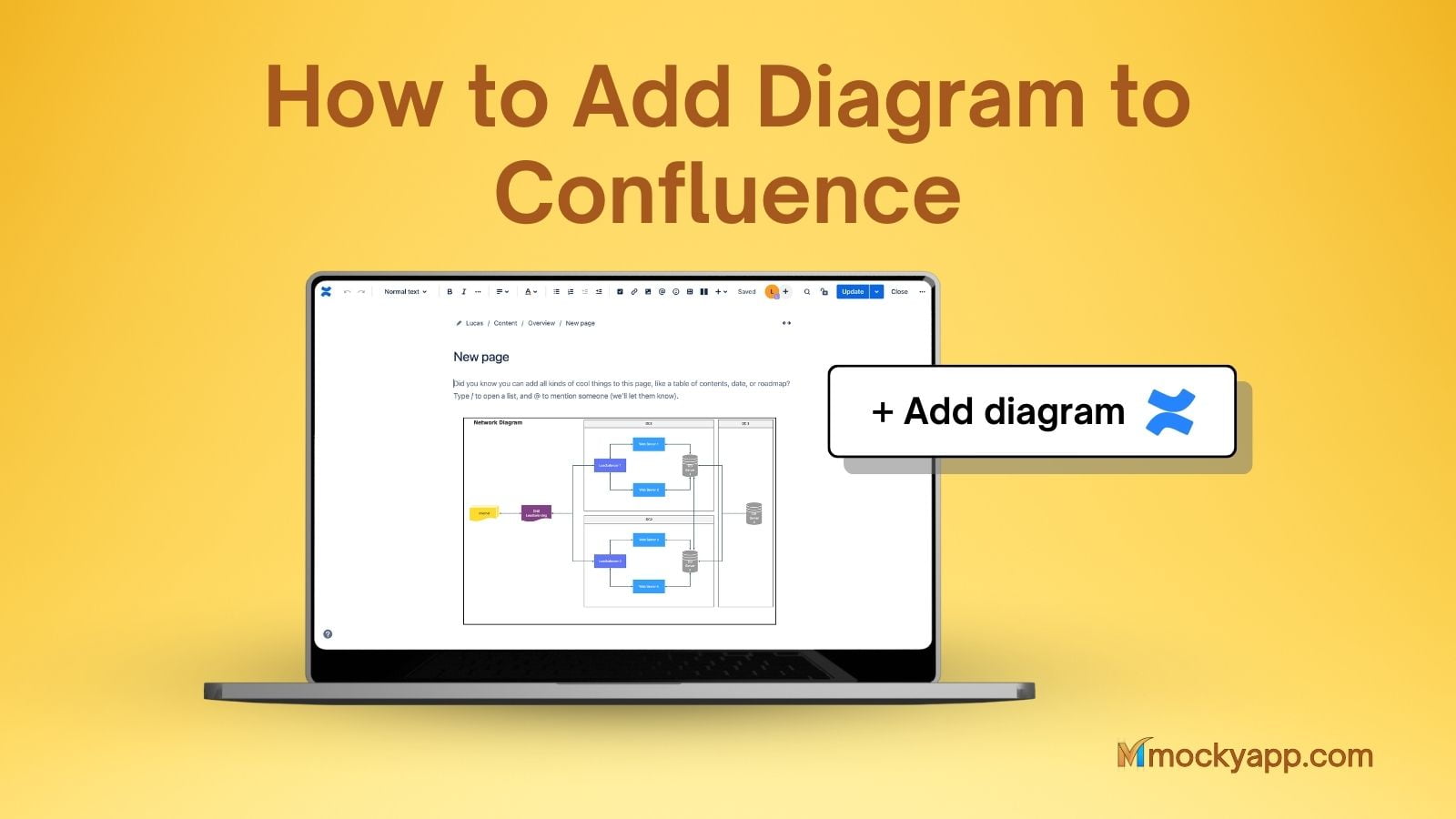 How to Add Diagram to Confluence page easily