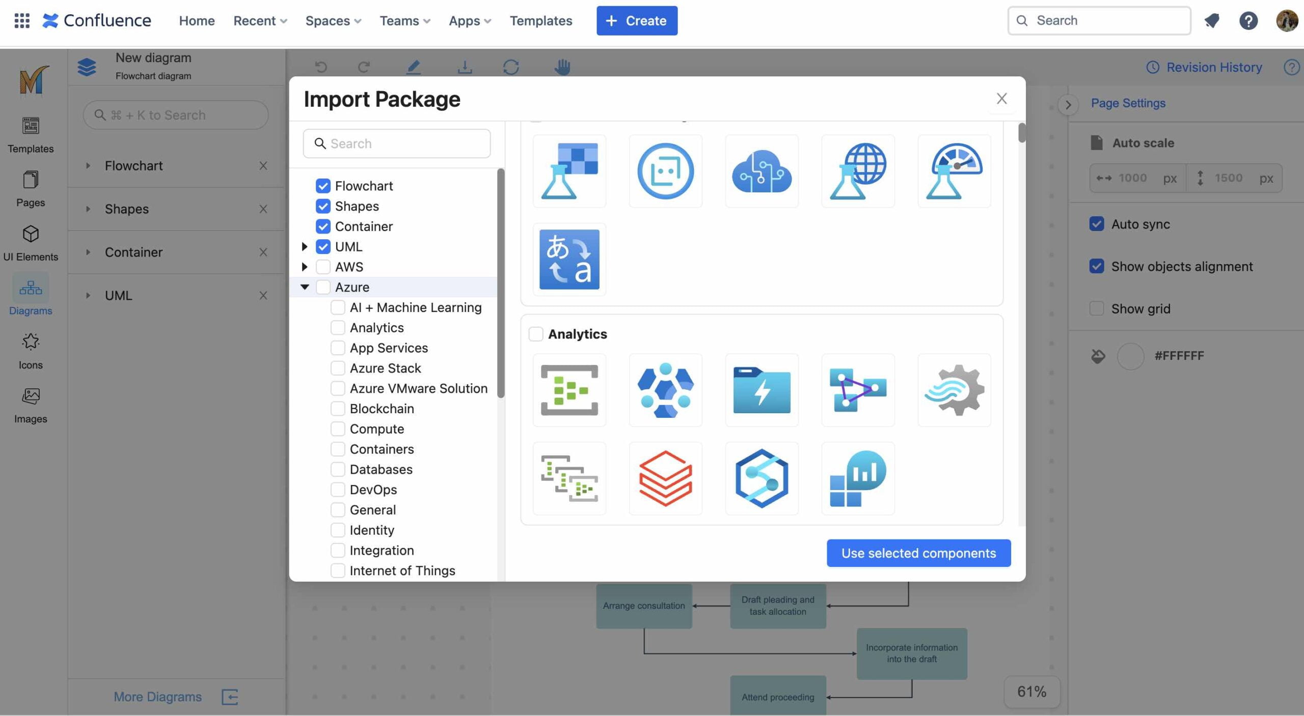 Import package for wireframes diagrams for Confluence and Jira