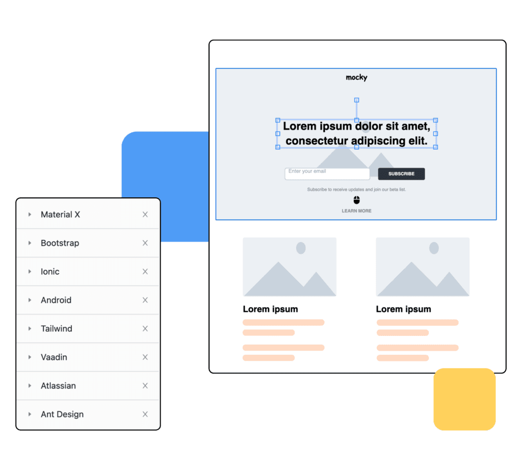 Wireframes, mockups, prototypes, diagrams for Confluence & Jira
