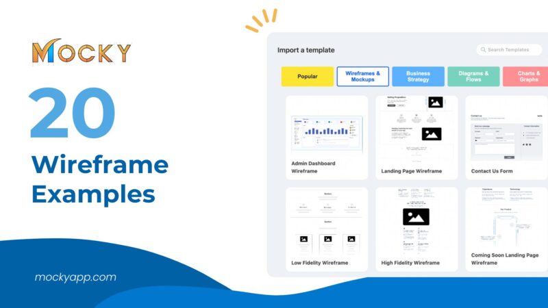 20 Wireframe Examples and How to Make Your Own in Confluence - Mocky